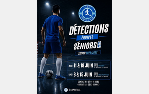 DETECTIONS JOUEURS FUTSAL SENIORS