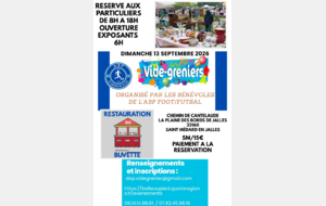 VIDE GRENIER ABP 2026