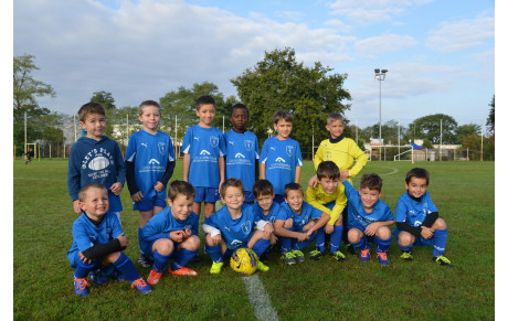 Premier plateau pour l'école de foot 2016-2017