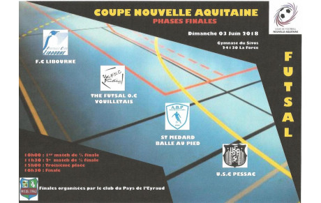 Notre équipe futsal en phase finale de la coupe régionale