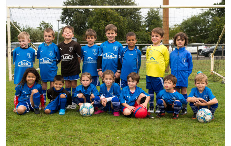 Le groupe U7 avec les garçons et filles de 2013/2014