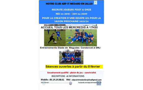 RECRUTEMENT  JOUEURS-JOUEUSES 