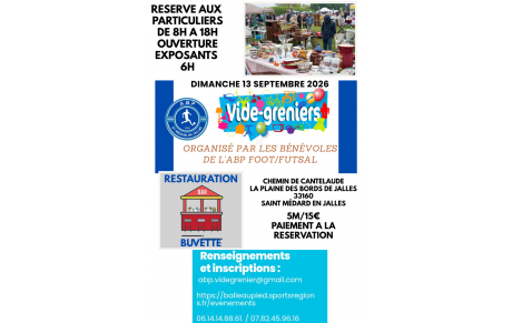 VIDE GRENIER ABP 2026