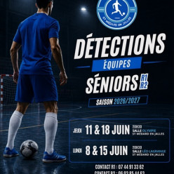 DETECTIONS JOUEURS FUTSAL SENIORS